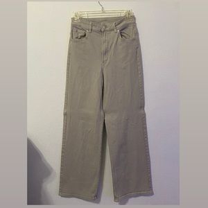 h&m latte color baggy jeans